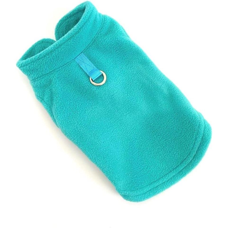 JACKO & CO - Fleece Vest Sweater with Leash Ring