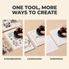 Black Acrylic Stamping Pressure Tool for Decorative Clear Stamps Scrapbooking