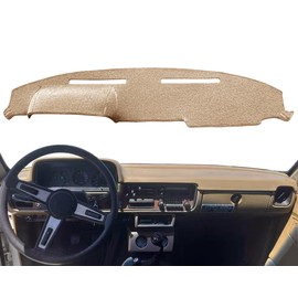 Fcovergurus Dash Cover Mat Custom Fit for 1979-1983 Toyota Pickup Truck, Dashboard Cover Pad Carpet Protector (Beige) F170