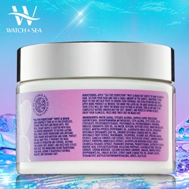 Watch & Sea Twist & Braid Out Soufflé Curl Cream - Nourishing Ingredients with Seaweed and Sea Kelp - Curl Defining Twist Lock and Braid Cream for All Hair Types - 12 oz