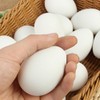 Kisangel Chicken Coop Eggs: 30Pcs White Fake Eggs, DIY Crafts,