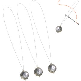 3 Pcs Nano Bead Threader Tool, Hair Extension Loop Pulling Needle Hook, Nano Ring Tool for Hair Extensions, Micro Bead Threader Loop Tool for Feather Hair, DIY Beading, Styling Accessories