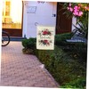 Totority 2pcs Vertical Polyester Garden Flag with Welcome Theme Durable