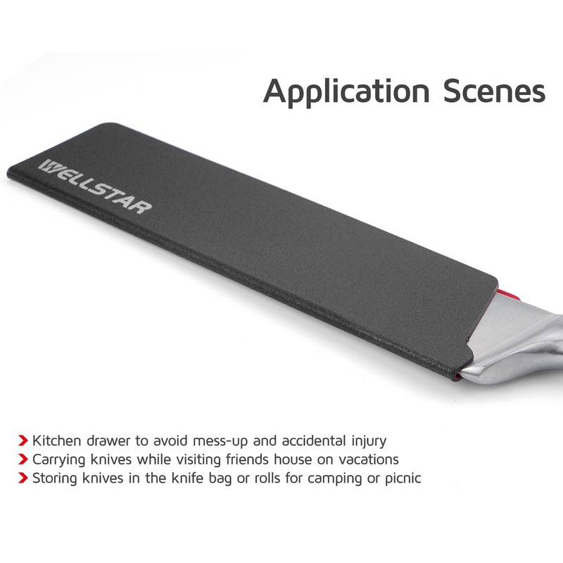 WELLSTAR Knife Edge Guards Set, 5 Piece Universal Blade Covers,