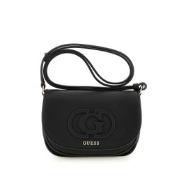 GUESS Calebra Mini Convertible Xbody Flap Bag Black
