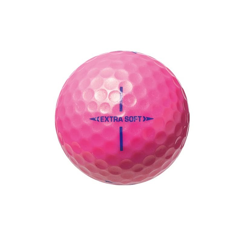 Bridgestone Extra Soft Golf Balls, 2023 Model, 12 Balls, Pink