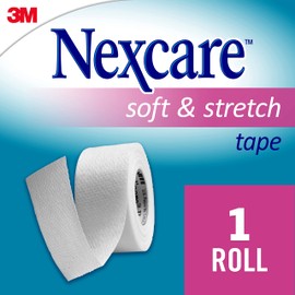 Nexcare Soft & Stretch First Aid Tape, Help Keep Injuries Clean And Protected,1 in x 6 yds