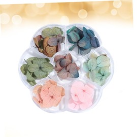 IWOWHERO 50pcs Gradient Maple Leaf Nail Art Dried Flowers for Manicure Decoration Preserved Floral Stickers for Nail Design for Home and