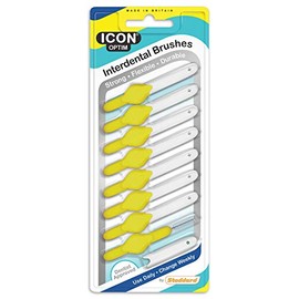 ICON OPTIM Interdental Brush Fine Yellow (Pack 8)