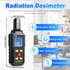 Jevina 3-in-1 Radiation Dosimeter Counter, Geiger EMF Meter, Automatic Alarm,