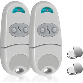 2 Pack Effdrdfs 433.92MHz Universal Garage Door Remote Control 2 Channel Compatible with 432EV