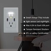 KCMYTONER 1PK Smart High Speed USB Charger Wall Outlet, 2