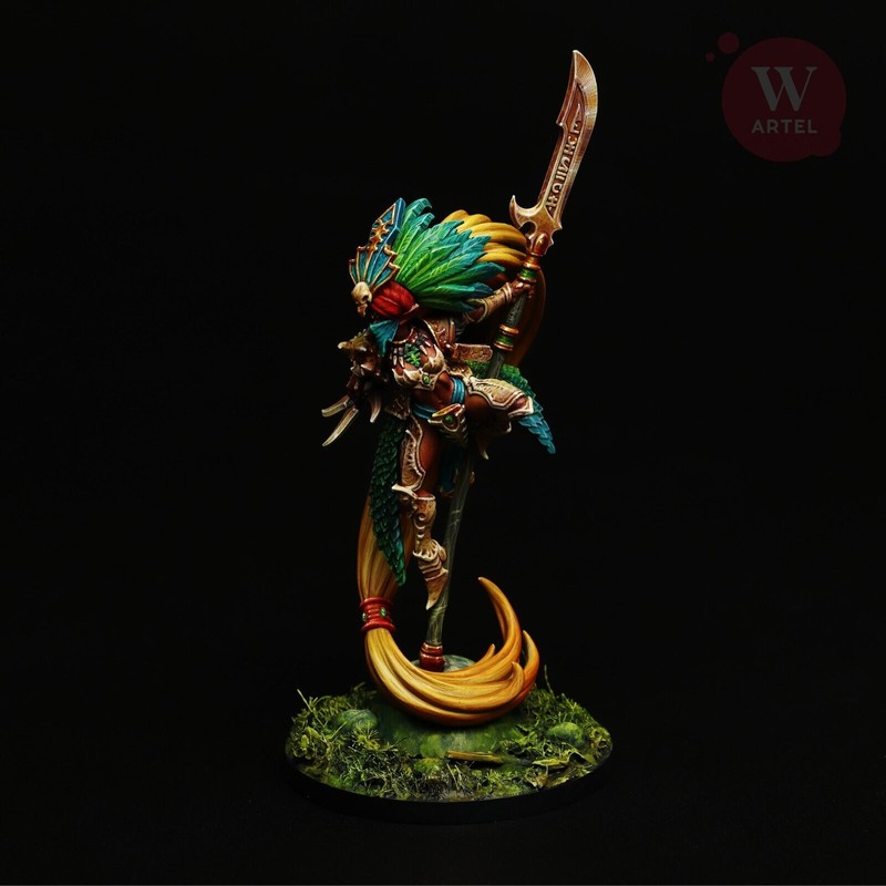 Artel W Miniatures Red Witch Voidstalker Prime Artel Aeldari Howling