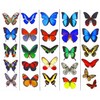Colorful Temporary Butterfly Tattoos - 5 Sheets - by Butterfly