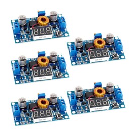 5pcs DC-DC 5A XL4015 75W Converter 4-38V to 1.25-36V Buck-Down Voltage Regulator Module
