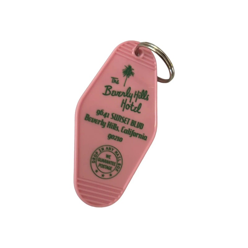Pink Beverly Hills Hotel Keytag