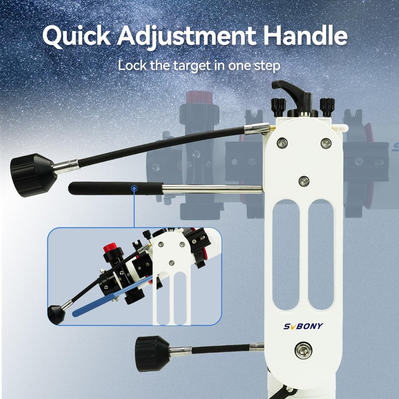 SVBONY SV225 Alt-Azimuth Mount, Adjustable Angle Alt-Azimuth Mount, Load-Bearing 10kg,