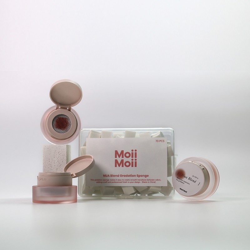 classic nail Moimoi Noir Blend 2 Color Grenade Gradient +