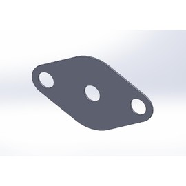 EGR Blanking Plate for Vauxhall 1.9L Opel Saab Alfa Vectra Astra 9-3 9-5 Block Off Plate Restrictor