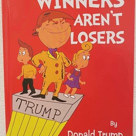 Winners Aren’t Losers hard cover book as seen on the Jimmy Kimmel show Hard Cover