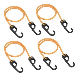 DEWALT DXBC300364 Black/Yellow 36" Premium Heavy-Duty Bungee Cords, 4 Pack