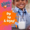 Dippin’ Dots Magically Flavored Milk Straws - Cotton Candy, 4-Pack