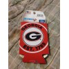GEORGIA BULLDOGS KOOZIE CAN COOLER NEW DOUBLE SIDED FLAT