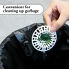 2 Pcs Plastic Sink Strainer, White Drain Hair Catcher Hair