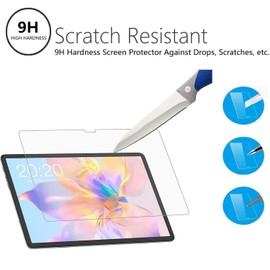 zukof 2 Pack Tempered Glass Screen Protector for UMIDIGI G5 Tab Android 13 Tablet 10.1 Inch, Case Friendly Anti-Scratch 9H Screen Saver for UMIDIGI G5 Tab/ G5 Tab Kids Tablet 10.1" 2023 Release
