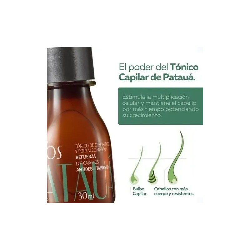 Tónico Capilar Nocturno Natura Ekos Patauá 30 Ml Crecimiento Anticaída