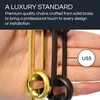 RCH Hardware Decorative Polished Solid Brass Chain for Hanging, Lighting