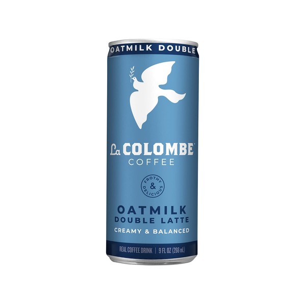 La Colombe Original Draft Latte with Oatmilk - 9 Fl. Oz. 12 Pack - 100% Arabica Brazilian Cold Brew Coffee with Nitrous-Infused Oatmilk, Dairy-Free Vegan Latte, 120mg Natural Caffeine