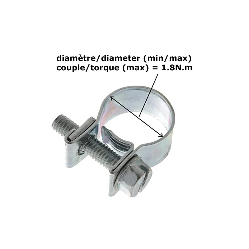 HOSE CLAMP 8MM 10MM 12MM 14MM 16MM FUEL CLIP SPRING