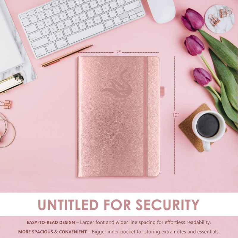 Elegant Password Book with Alphabetical Tabs - Hardcover Password Book