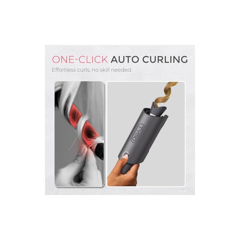 TYMO Automatic Rotating Curling Iron - TYMO CURLPRO Beach Waves