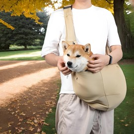 Dog Sling Bag, Breathable Dog Shoulder Carrier, Lightweight Multi-Functional Pet Supplies for Travel Hiking Outdoor Daily Walk Public Transport Shopping
