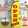 Buryeah 2 Sets Now Open Flag Banner for Business Advertising
