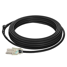 DEWENWILS 18ft Heat Cable for Pipe Freeze Protection, Snow De-Icing Cable with Build in Thermostat, CSA/ETL Listed