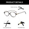 YAMEIZE Small Oval Blue Light Glasses Women - Men Retro