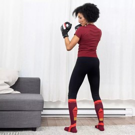 Supporo Sports Compression Socks - Graduated Support, Comfort Fit, Enhanced Blood Circulation and Perfomance for Athletes and Fitness Enthusiasts, red