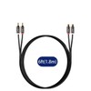 J&D 2 RCA Extension Cable, RCA Cable, Gold Plated Copper