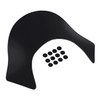 XMMT Black Lip Fairing Windshield Windscreen Shield compatible For Harley