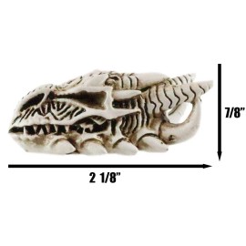 Miniature Tribal Tattoo Demon Horned Dragon Skull Figurine Fantasy Dragons Lair