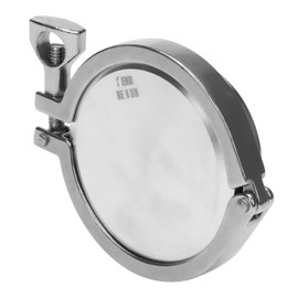 DERNORD 3" Sanitary Pipe Fittings Set, Stainless Steel End Cap + Weld Ferrule + Tri Clamp + FKM Gasket