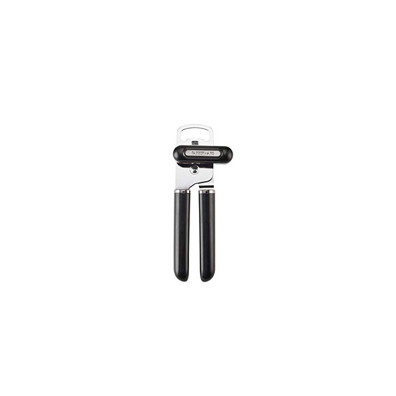 Farberware Professional Can Opener with Built-in Bottle Opener, 8-Inch, Black