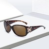 IGnaef Polarized Sunglasses for Women, Ladies Trendy Butterfly Decoration Driving