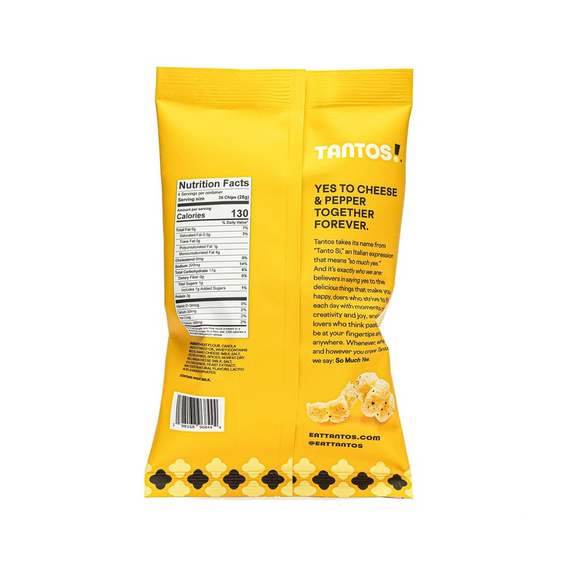 Tantos! Puffed Pasta Chips – Healthy Pasta Snack by Top
