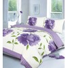Voice7 Luxury Rosaleen Lilac Duvet Set - Includes Duvet Quilt