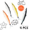 Outus Fish Pencil Case Novelty Fish Pen Bag Fish Coin