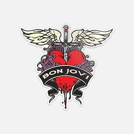 Bonn Jovii Sticker Car Bumper Decal - Longer Side 5''